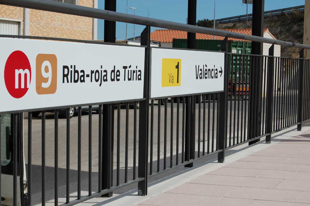 Riba-roja de Túria y Valencia, ahora a un metro. 