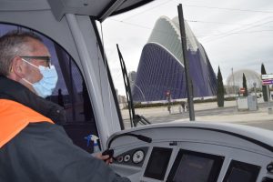 Conductor de la línea 10 de Metrovalencia