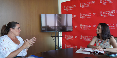 Reunion Consellera y Directora Gerente de FGV