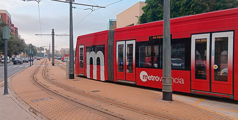 tranvía en pruebas